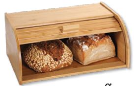 CAIXA PAO 40X27X17CM ROLL TOP BAMBOO